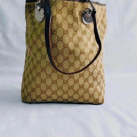 Preloved Authentic Gucci canvas Eclipse beige - Picture 4 of 10